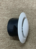 Cửa Gió Tròn Loại Trơn Có Viền Nhựa ABS Cho Máy Cấp Khí Tươi D110/D150/D200mm