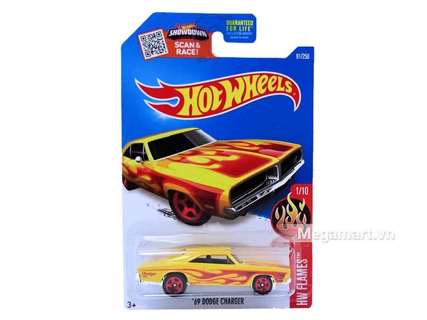 Xe Hot Wheels '69 Dodge Charger