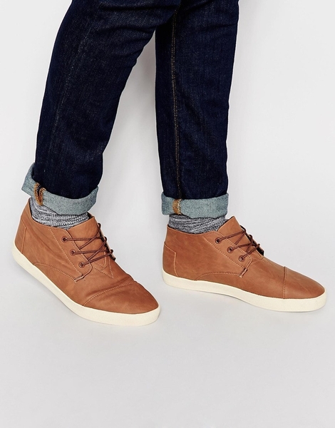 Giày da thật buôc dây Toms