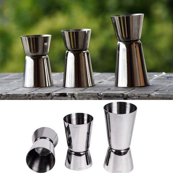 Cốc đong inox 2 đầu 15cc và 30cc