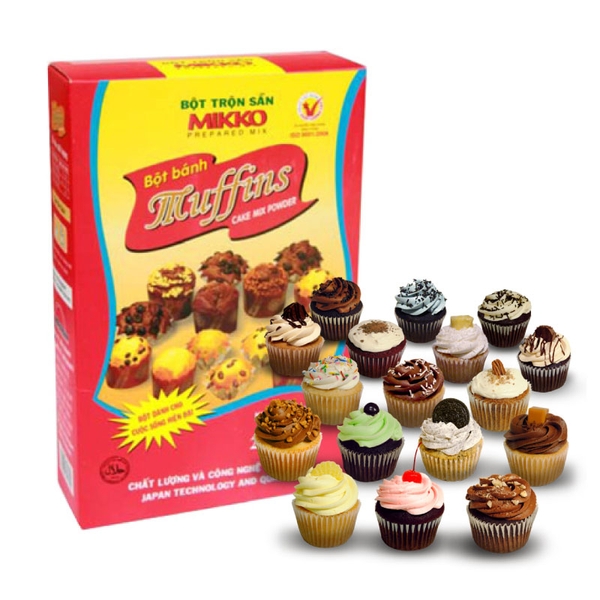 Bột trộn sẵn Muffins Mikko 200g