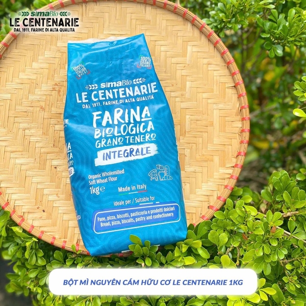 Bột mì nguyên cám hữu cơ Sima Bio 1kg