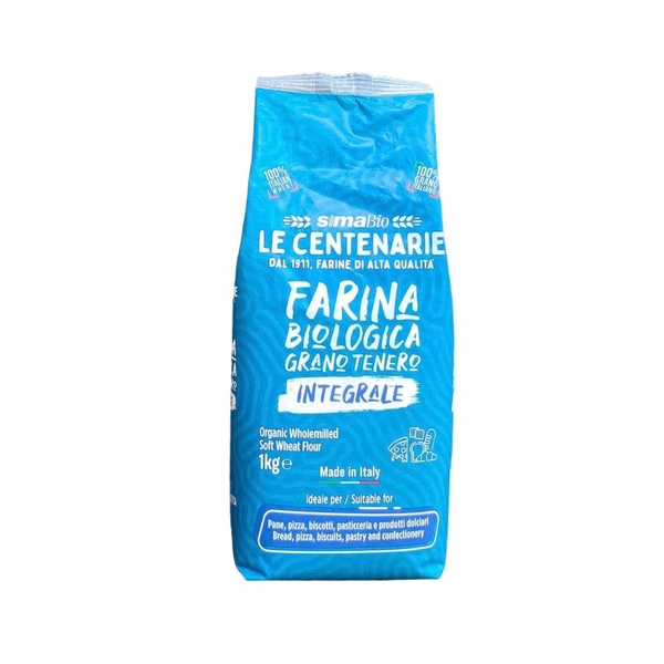 Bột mì nguyên cám hữu cơ Sima Bio 1kg