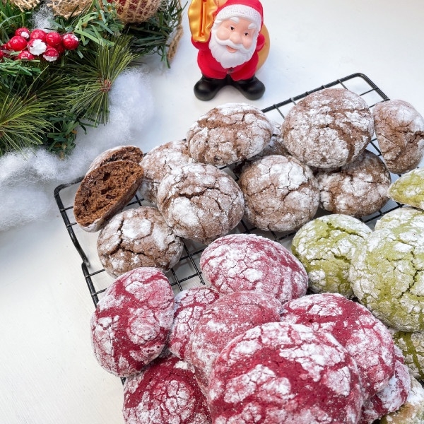 [SNL] Crinkle cookie - Bánh quy phủ đường