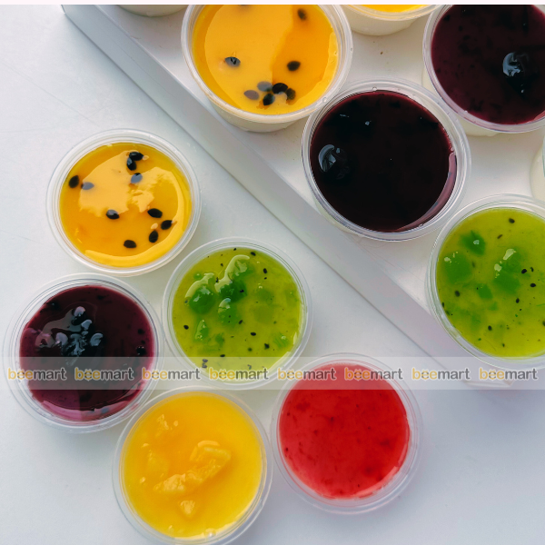 [SNL] Panna Cotta siêu mứt 5 vị (60g mứt mỗi vị + 50 hũ đựng)