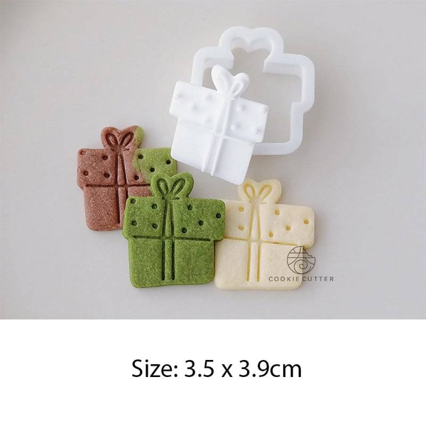 Khuôn nhấn cookies nhiều hình giáng sinh