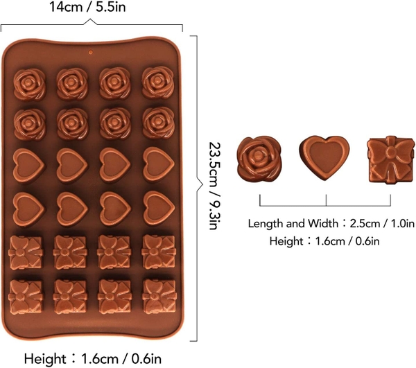 Khuôn silicon 24 hình tổng hợp