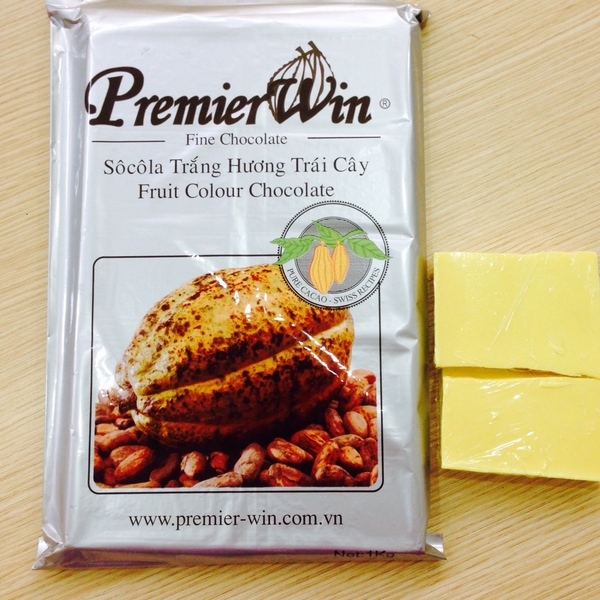 Socola màu vàng vị đào Premier Win 1kg 4303LP