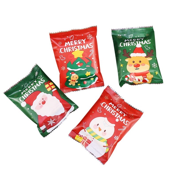 Túi cookies các hình noel màu sắc 7*10cm