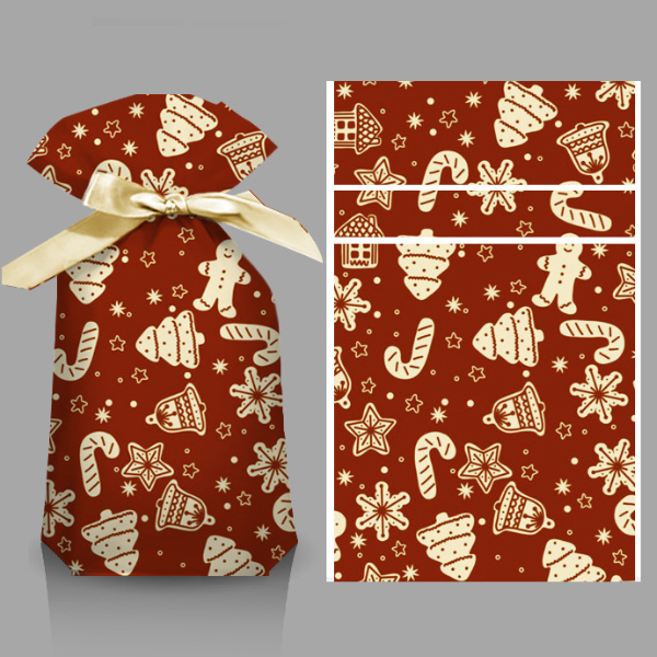 Túi đựng bánh kẹo dây rút 10c 15*23