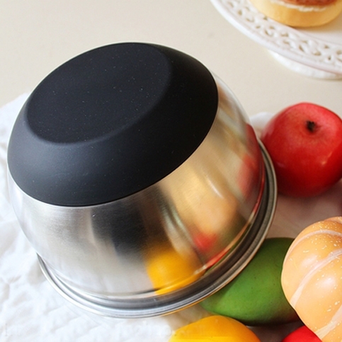 Tô trộn bột inox đế silicon 20cm 9920