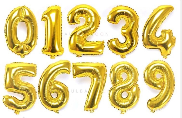 Bóng bay chữ số 2