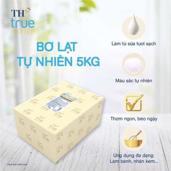 Bơ lạt TH True milk 5kg