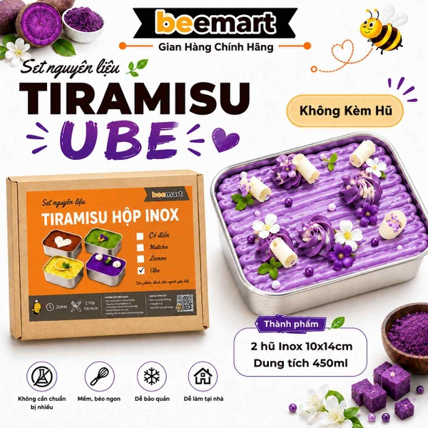 [SNL] Tiramisu hộp thiếc chữ nhật ( thành phẩm 2 hộp) Giao toàn quốc
