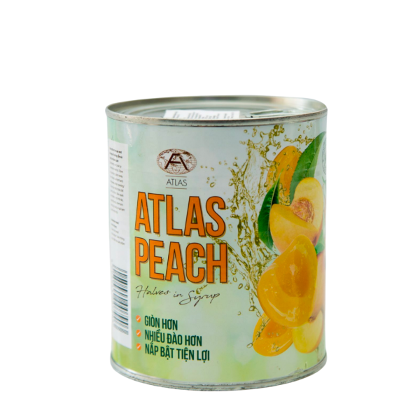 Đào ngâm đóng hộp Atlas 825g