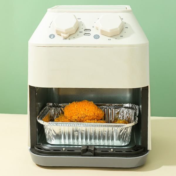 Khay nhôm 21,5*15,5*5,5cm (nắp nhựa PET)