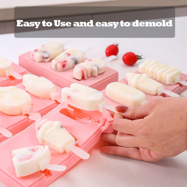 Khuôn kem silicone 3 chiếc hình rau củ