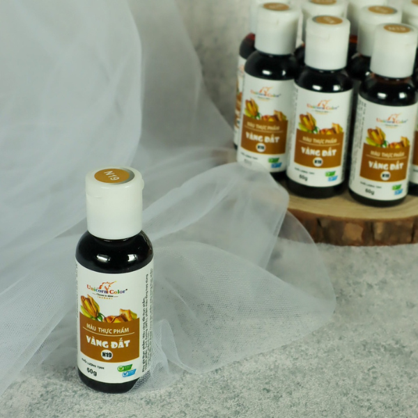 Màu thực phẩm Siro Unicorn Vàng đất N19 60g