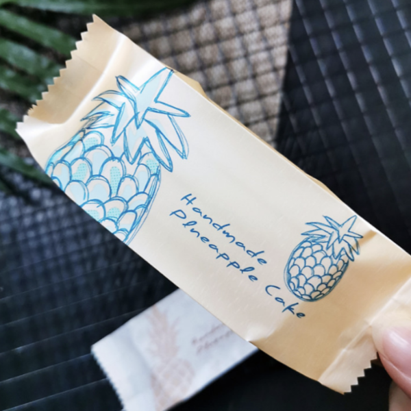 Túi đựng bánh dứa Handmade cake xanh (100c)