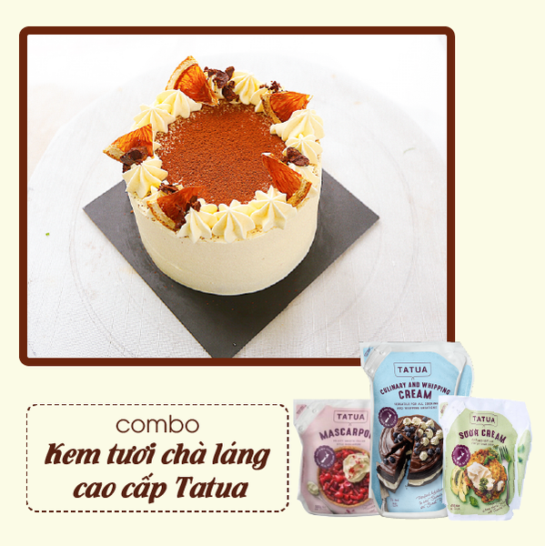 Combo kem tươi chà láng cao cấp Tatua