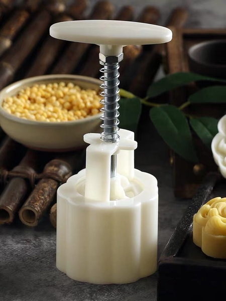 Khuôn trung thu hoa cúc 1 mặt