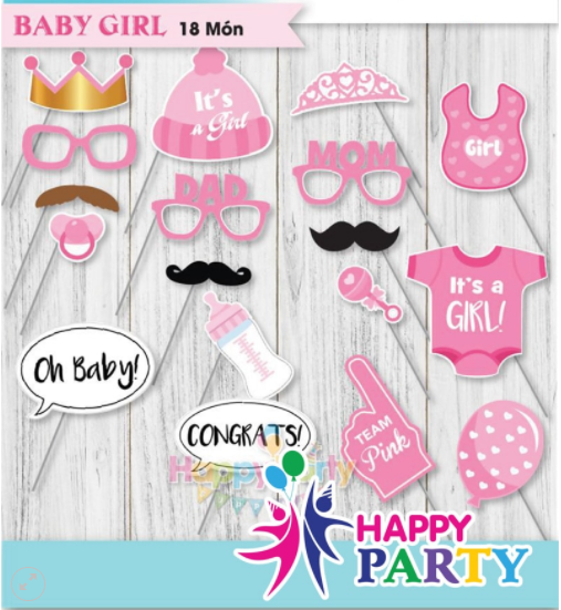 Bộ phụ kiện chụp hình Baby Girl