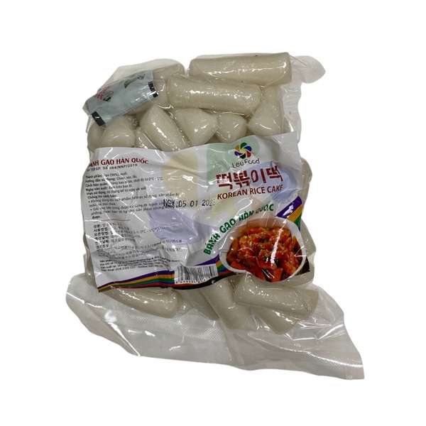 Bánh gạo Hàn Quốc tokbokki dạng ống 500g