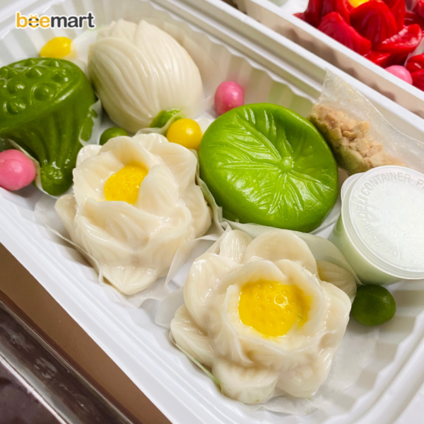 [Bột tạo hình cấp đông] Chè trôi nước Hoa Sen Trắng (kèm đường phèn nấu nước đường)