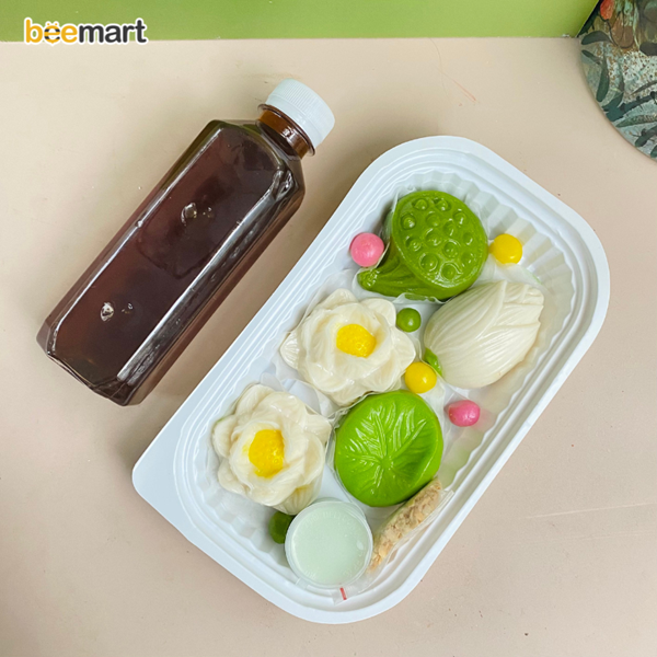 [Bột tạo hình cấp đông] Chè trôi nước Hoa Sen Trắng (kèm đường phèn nấu nước đường)