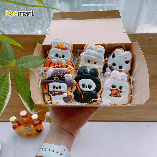 [SNL] Cookie icing 12 hình thỏ halloween