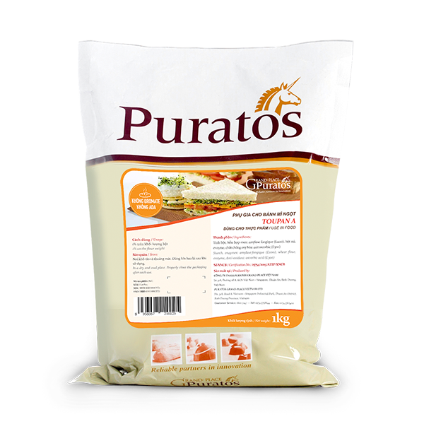 Phụ gia bánh mì ngọt Toupan A Puratos 1kg
