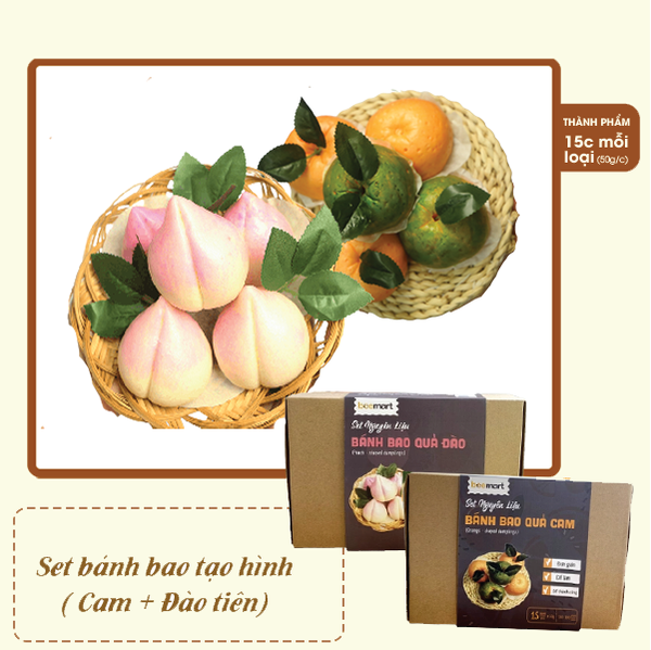 [SNL] Bánh bao tạo hình (Cam+Đào tiên)