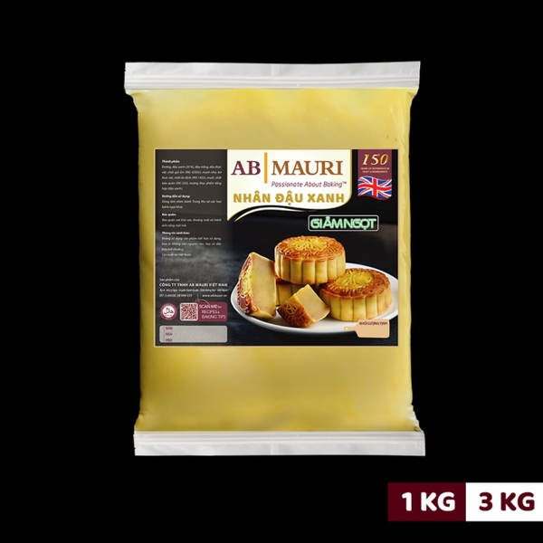 Nhân đậu xanh ABMauri giảm ngọt 1kg
