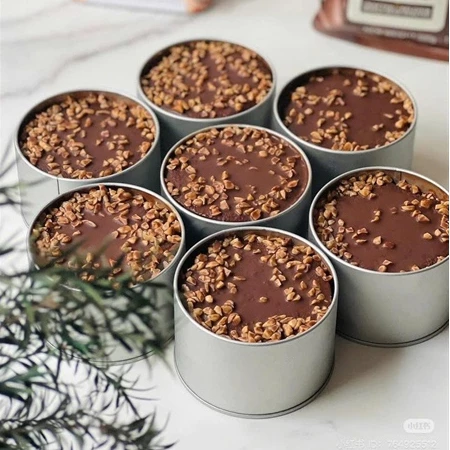 Hộp thiếc tròn nắp trong 9x9x6cm