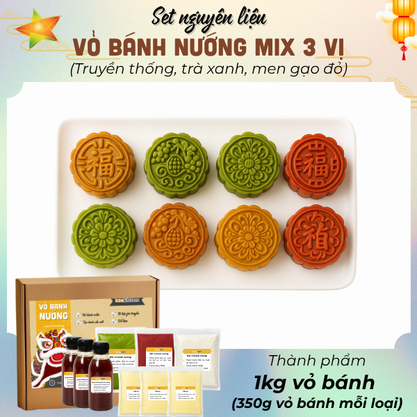 [SNL] Vỏ bánh nướng 350g (chọn màu vỏ)