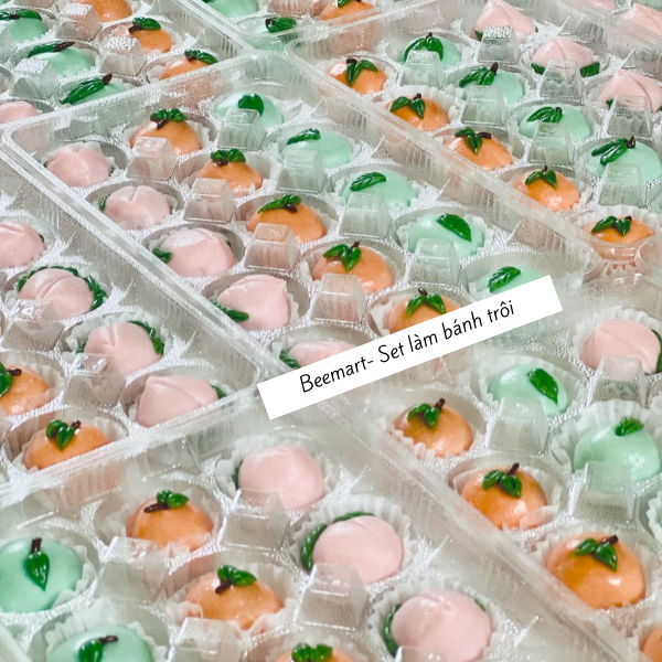 [Bột tạo hình cấp đông] Bánh trôi hữu cơ 15 viên mix mẫu