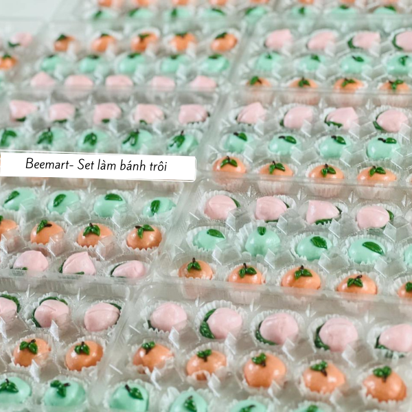 [Bột tạo hình cấp đông] Bánh trôi hữu cơ 15 viên mix mẫu