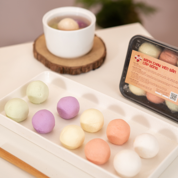 [Bột tạo hình cấp đông] Bánh chay ngũ sắc viên sẵn Nương Bắc
