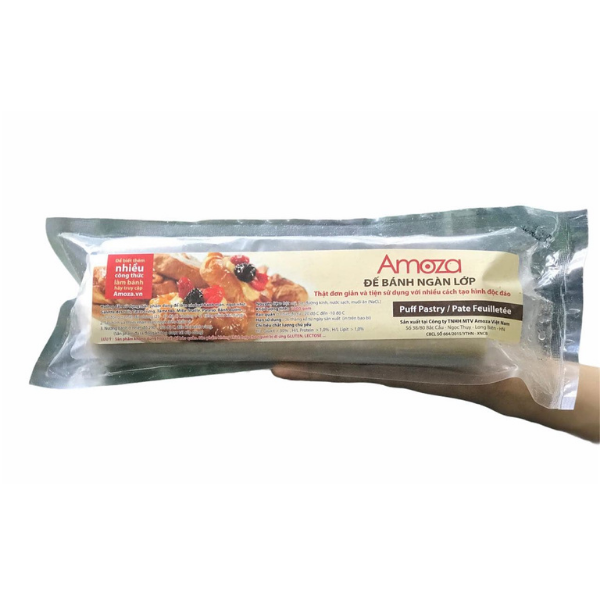 Bột bánh ngàn lớp puff pastry Amoza 1kg