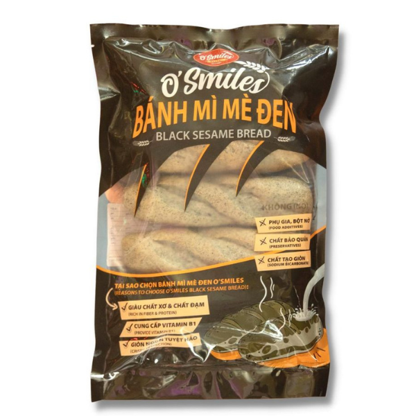 Bánh mỳ mè đen đông lạnh (5c)
