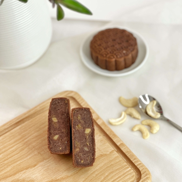 Bánh nướng nhân Đậu đỏ óc chó Rum nho 150g