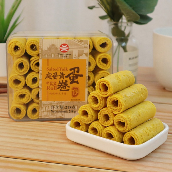 Bánh ống Đài Loan vị trứng muối (hộp 30 chiếc)