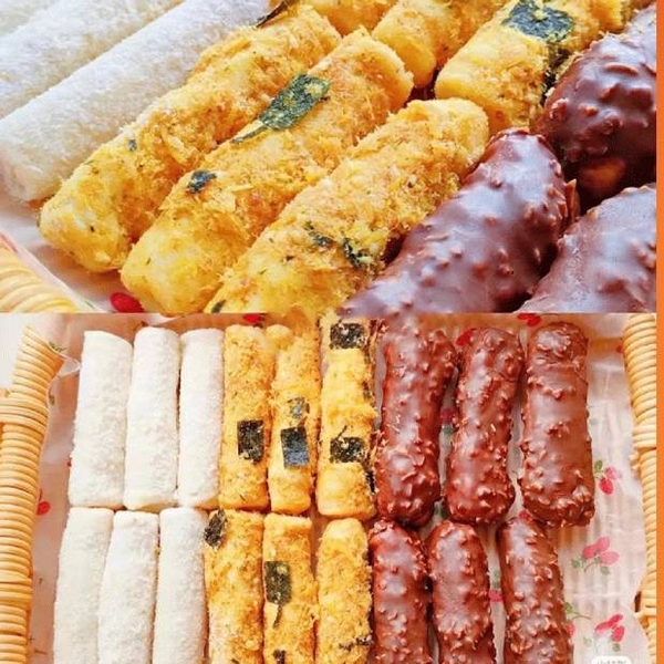 Bánh ống Đài Loan vị truyền thống (hộp 30 chiếc)