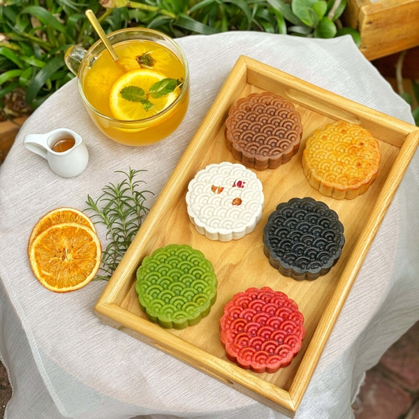 Bánh nướng nhân Đậu đỏ óc chó Rum nho 150g