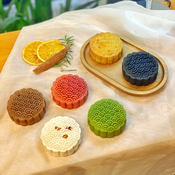 Bánh nướng nhân Đậu đỏ óc chó Rum nho 150g