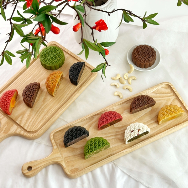 Bánh nướng nhân Đậu đỏ óc chó Rum nho 150g