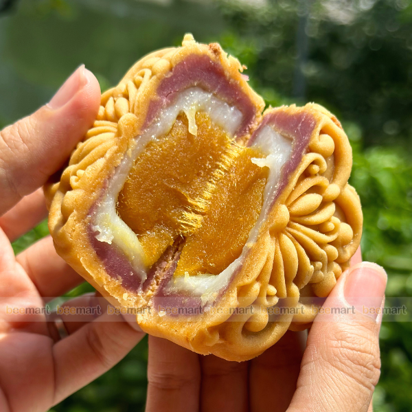 [SNL] Bánh trung thu mochi khoai môn chà bông trứng muối