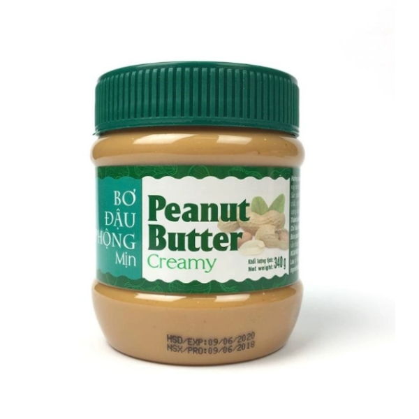 Bơ đậu phộng mịn 340g