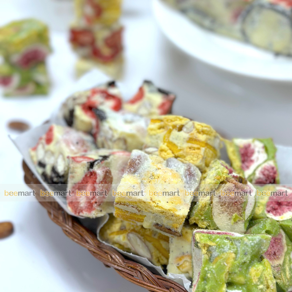 Combo 6 vị Bông tuyết 20 viên (Dâu + Truyền thống + Trà xanh+ Oreo + Chà bông + Việt quất) - Không bơ