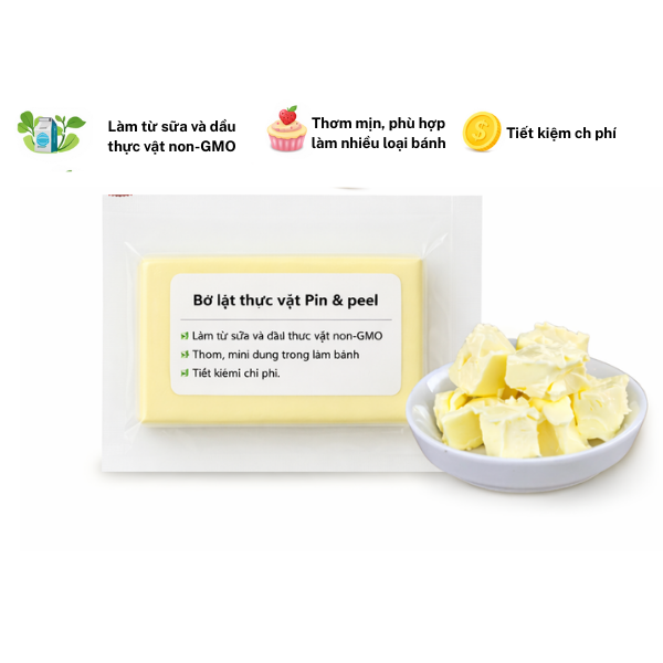 Bơ lạt làm bánh hiệu Pin And Peel